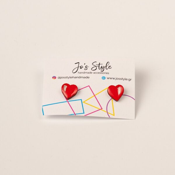 Mini Heart Red/Silver